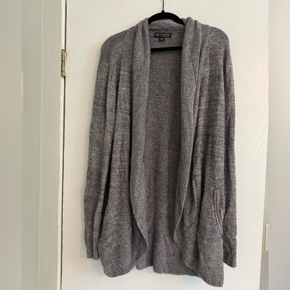Barefoot Dreams Cozy Gray Cardigan